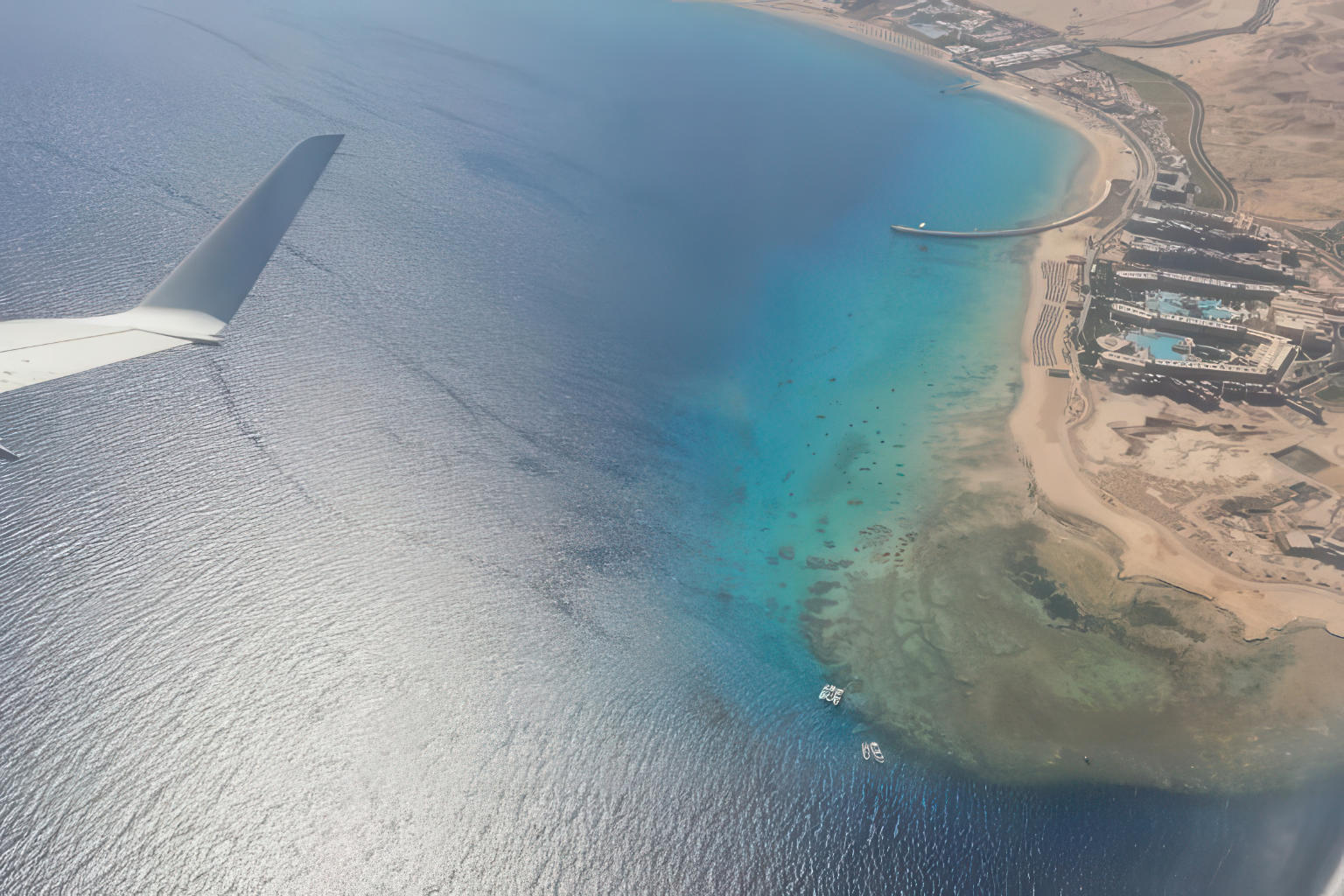 Overflight | Hurghada coastline.